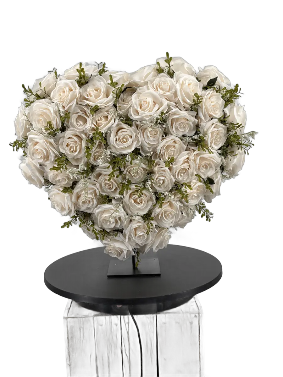 Eerbetoon in pioenen