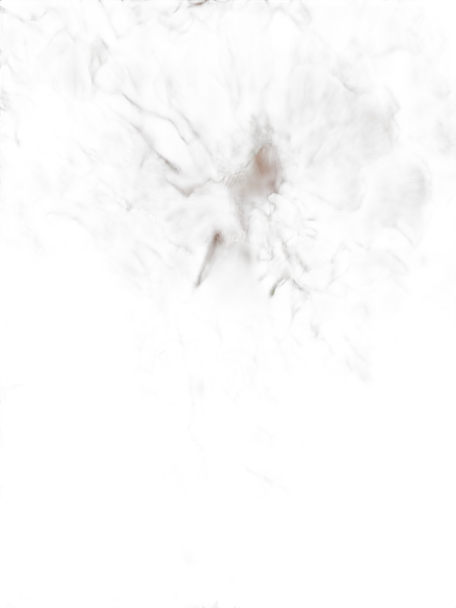 Rouwhart met witte bloemen